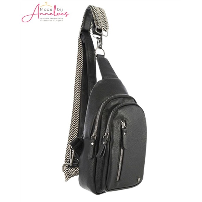 Im Dutch crossbody tas Mattie Zwart Im Dutch crossbody tas Mattie Zwart